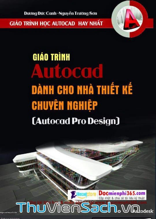 Ảnh bìa sách Giáo Trình Autocad Cho Nhà Thiết Kế Chuyên Nghiệp
