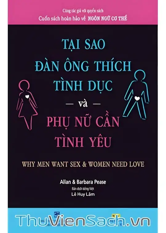 Ảnh bìa sách Tại Sao Đàn Ông Thích Tình Dục Và Phụ Nữ Cần Tình Yêu