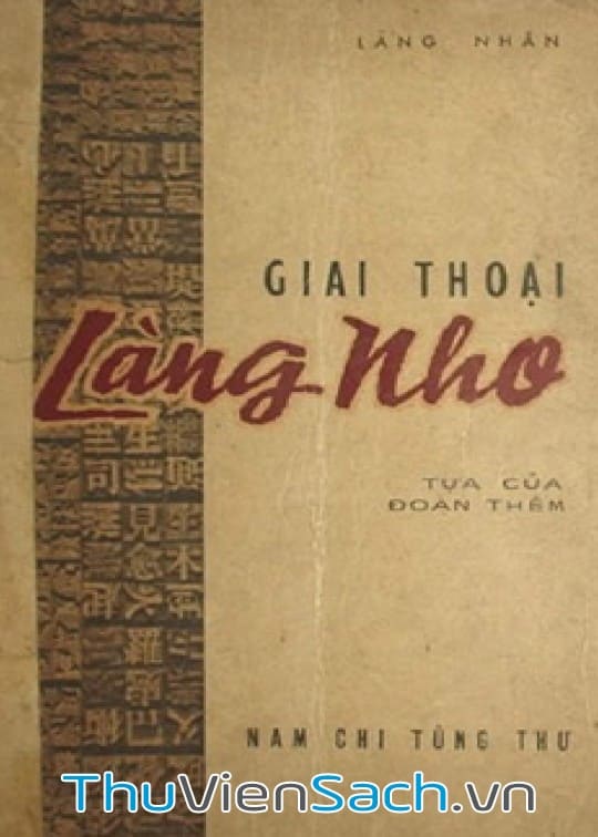 Ảnh bìa sách Giai Thoại Làng Nho