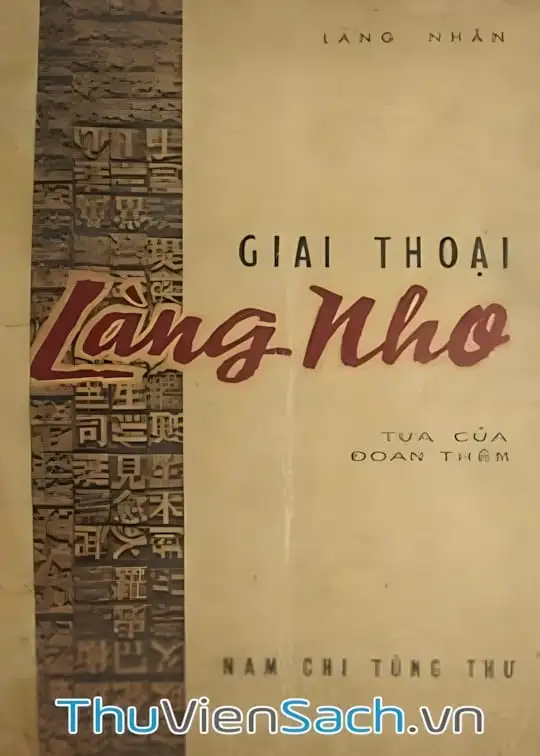 Ảnh bìa sách Giai Thoại Làng Nho