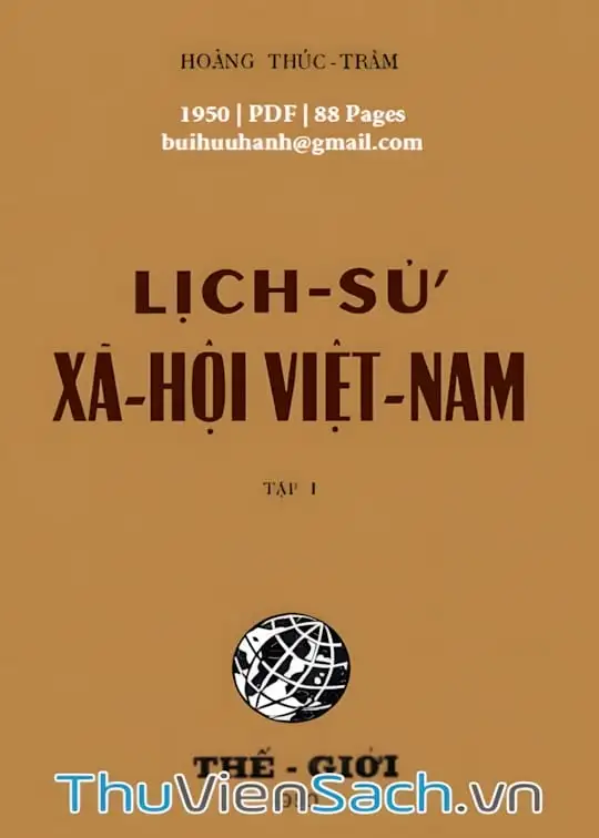 Ảnh bìa sách Lịch Sử Xã Hội Việt Nam - Tập 1