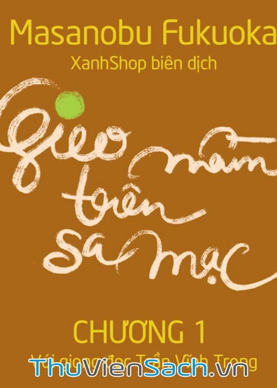 Ảnh bìa sách Gieo Mầm Trên Sa Mạc