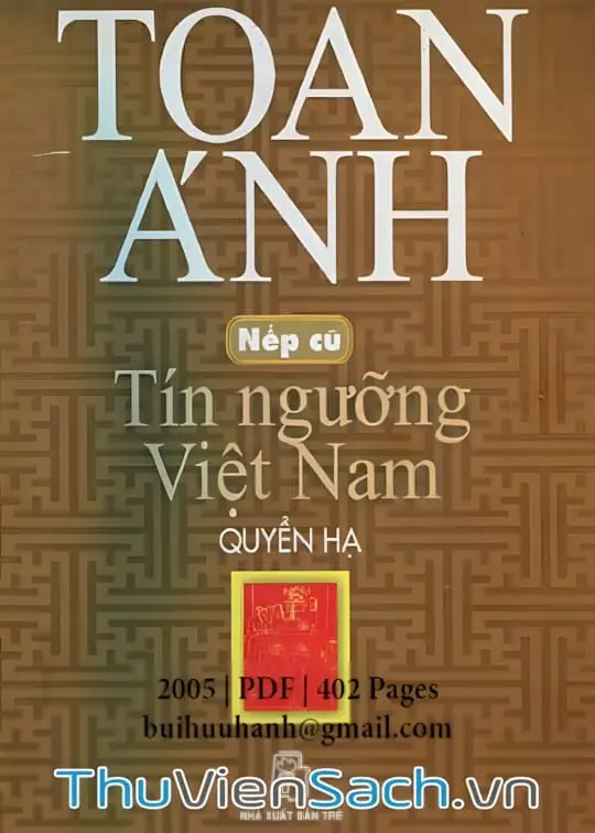 Ảnh bìa sách Nếp Cũ - Tín Ngưỡng Việt Nam Quyển Hạ