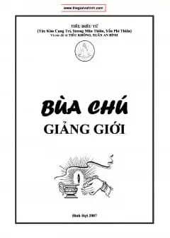 Ảnh Bùa Chú Giảng Giới