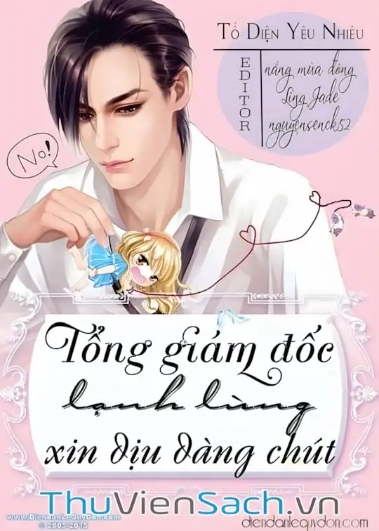 Ảnh bìa sách Tổng Giám Đốc Lạnh Lùng, Xin Dịu Dàng Chút