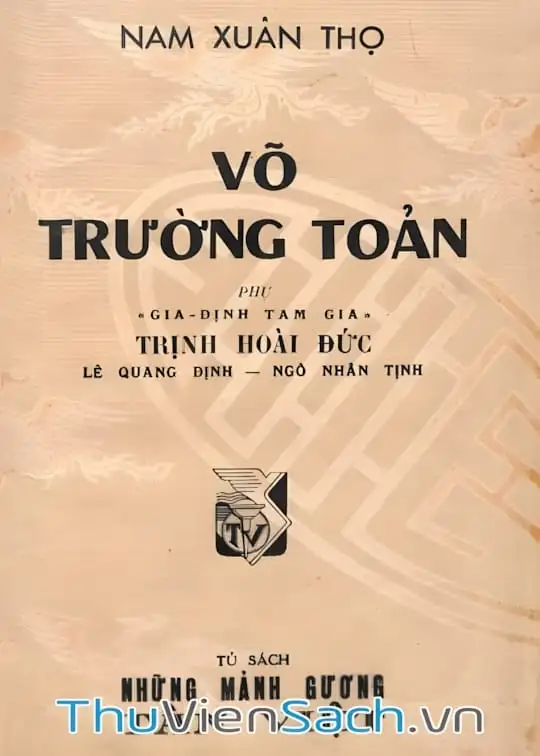Ảnh bìa sách Võ Trường Toản