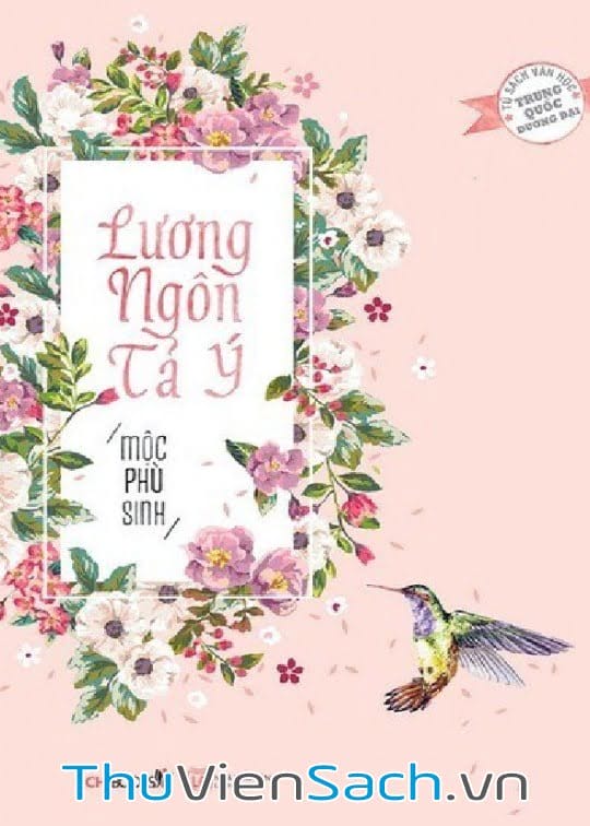 Ảnh bìa sách Lương Ngôn Tả Ý