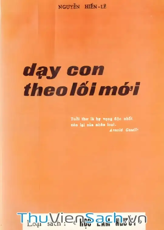 Ảnh bìa sách Dạy Con Theo Lối Mới