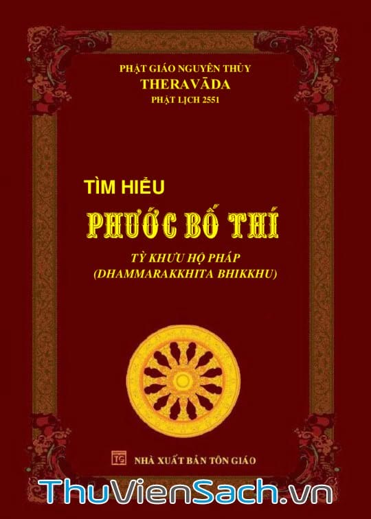 Ảnh bìa sách Tìm Hiểu Phước Bố Thí