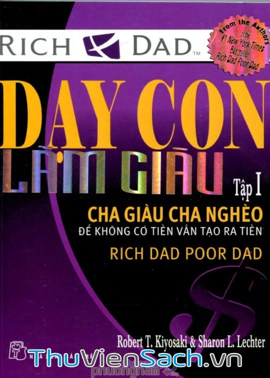 Ảnh bìa sách Dạy Con Làm Giàu - Tập 1: Cha Giàu Cha Nghèo