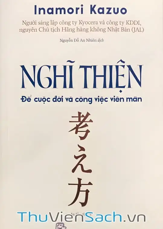 Ảnh bìa sách Nghĩ Thiện Để Cuộc Đời Và Công Việc Viên Mãn