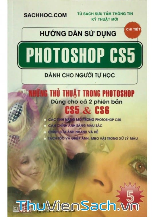 Ảnh bìa sách Hướng Dẫn Sử Dụng Photoshop Cs5