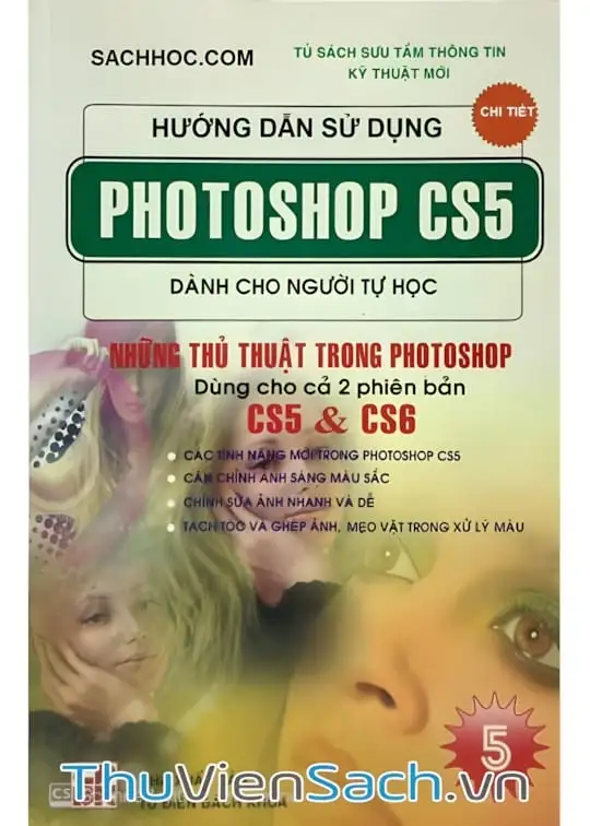 Ảnh bìa sách Hướng Dẫn Sử Dụng Photoshop Cs5