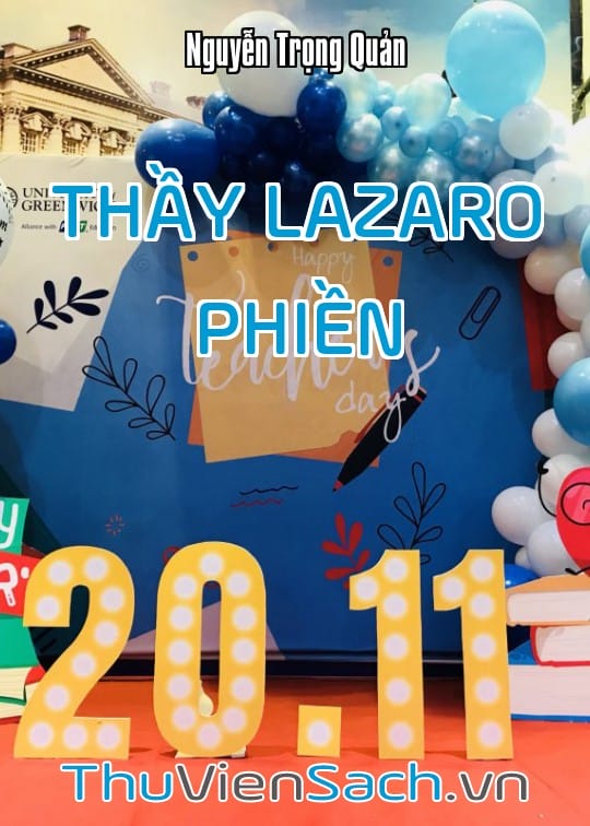 Ảnh bìa sách Thầy Lazaro Phiền