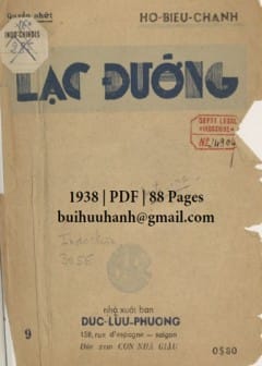 Lạc Đường - Hồ Biểu Chánh