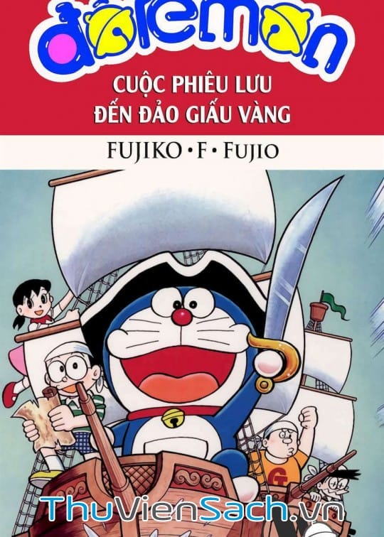 Ảnh bìa sách Doraemon: Cuộc Phiêu Lưu Đến Đảo Giấu Vàng