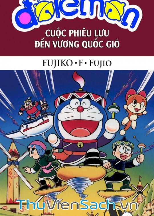 Ảnh bìa sách Doraemon: Cuộc Phiêu Lưu Đến Vương Quốc Gió