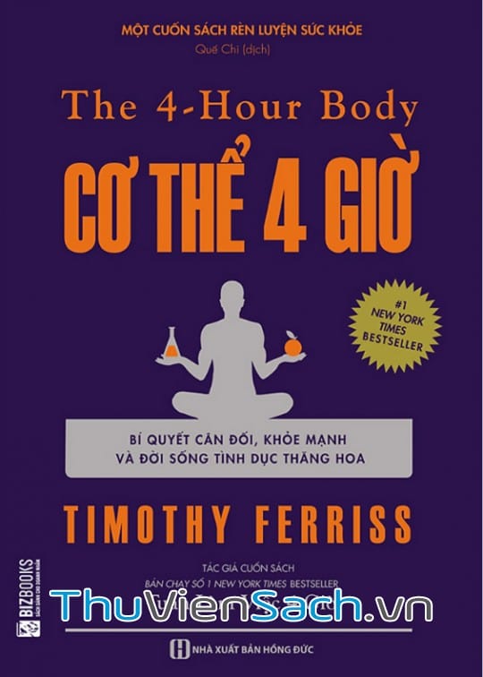 Ảnh bìa sách Cơ Thể 4 Giờ - Bí Quyết Cân Đối Khỏe Mạnh Và Đời Sống Tình Dục Thăng Hoa