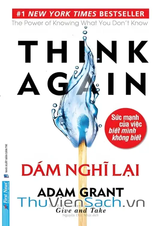 Ảnh bìa sách Think Again - Dám Nghĩ Lại