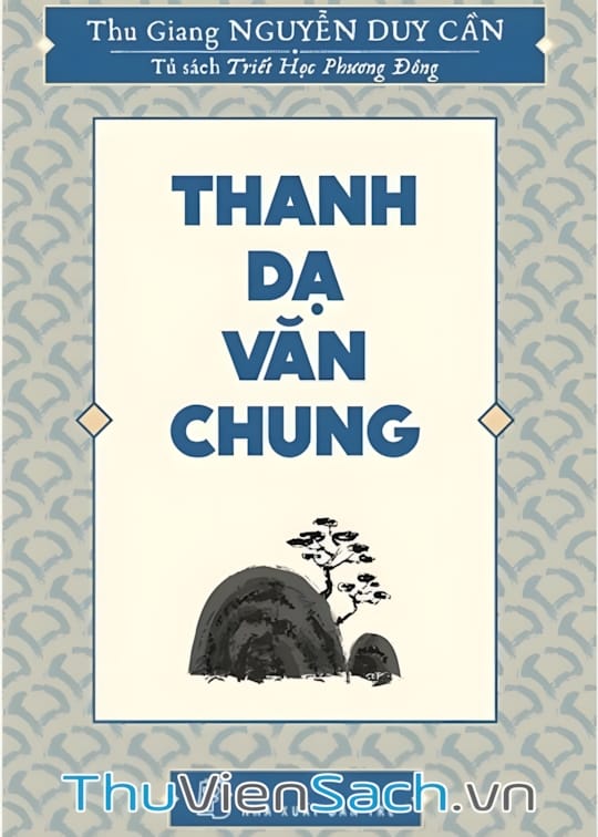 Ảnh bìa sách Thanh Dạ Văn Chung