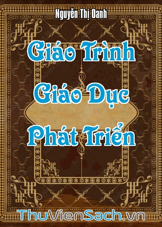 Ảnh bìa sách Giáo Trình Giáo Dục Phát Triển