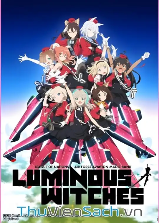 Ảnh bìa sách Đội Âm Nhạc Ma Pháp Liên Minh Hàng Không Không Quân - Luminous Witches