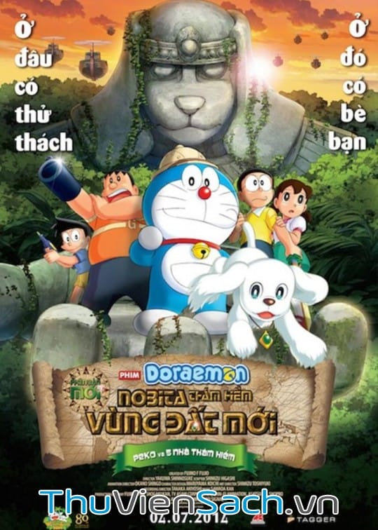 Ảnh bìa sách Doraemon Movie: Nobita Thám Hiểm Vùng Đất Mới