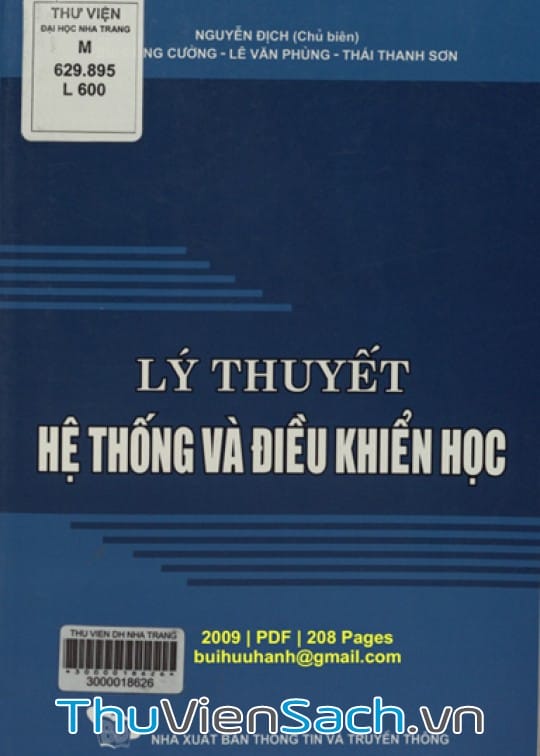 Ảnh bìa sách Lý Thuyết Hệ Thống Và Điều Khiển Học