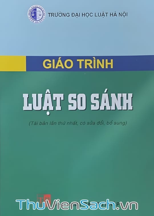 Ảnh bìa sách Luật So Sánh