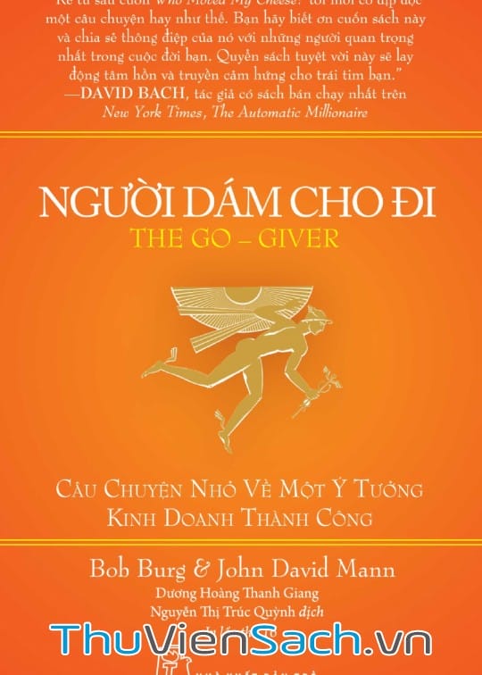 Ảnh bìa sách Người Dám Cho Đi
