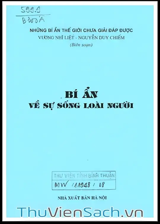 Ảnh bìa sách Bí Ẩn Về Sự Sống Loài Người