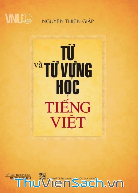 Ảnh bìa sách Từ Vựng Tiếng Việt