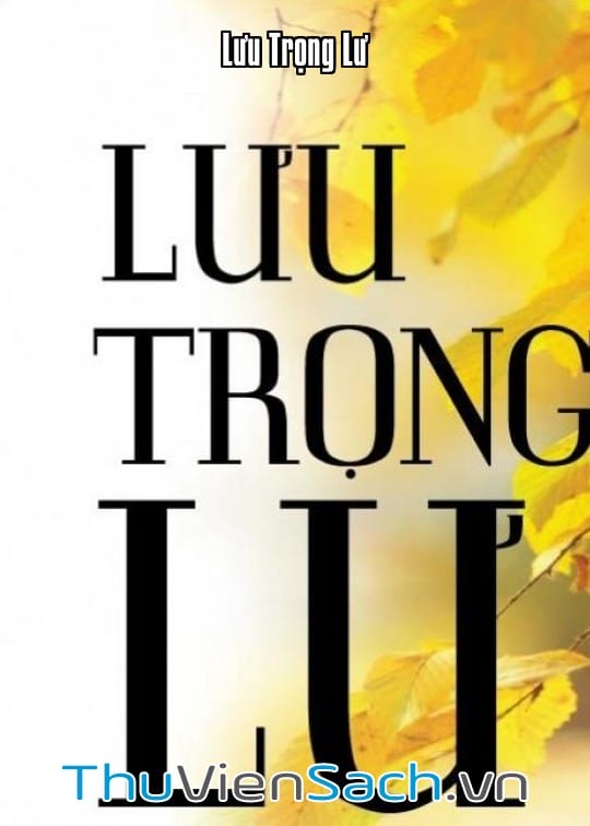 Ảnh bìa sách Tuyển Tập Thơ Lưu Trọng Lư