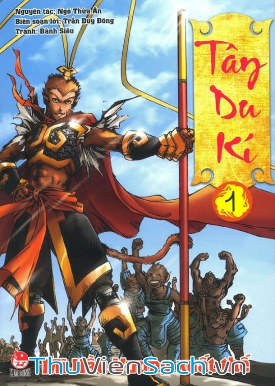 Ảnh bìa sách Tây Du Ký (Màu)