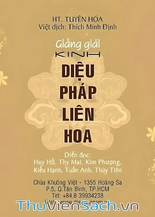 Ảnh bìa sách Giảng Giải Kinh Diệu Pháp Liên Hoa
