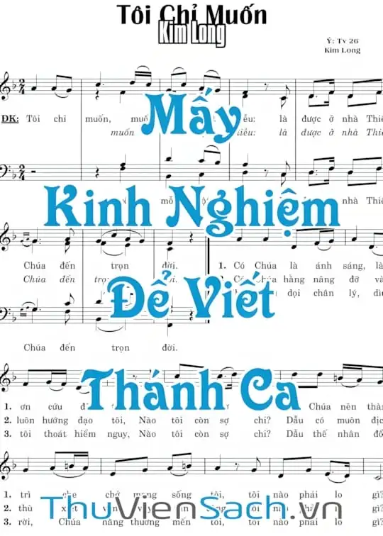 Ảnh bìa sách Mấy Kinh Nghiệm Để Viết Thánh Ca