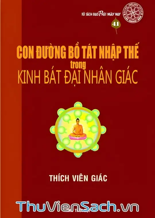 Ảnh bìa sách Con Đường Bồ Tát Nhập Thế Trong Kinh Bát Đại Nhân Giác