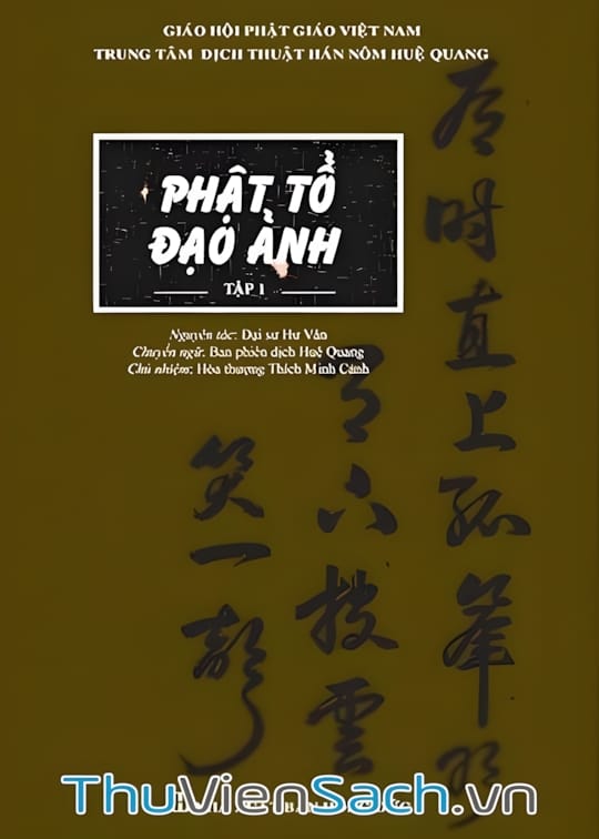 Ảnh bìa sách Phật Tổ Đạo Ảnh