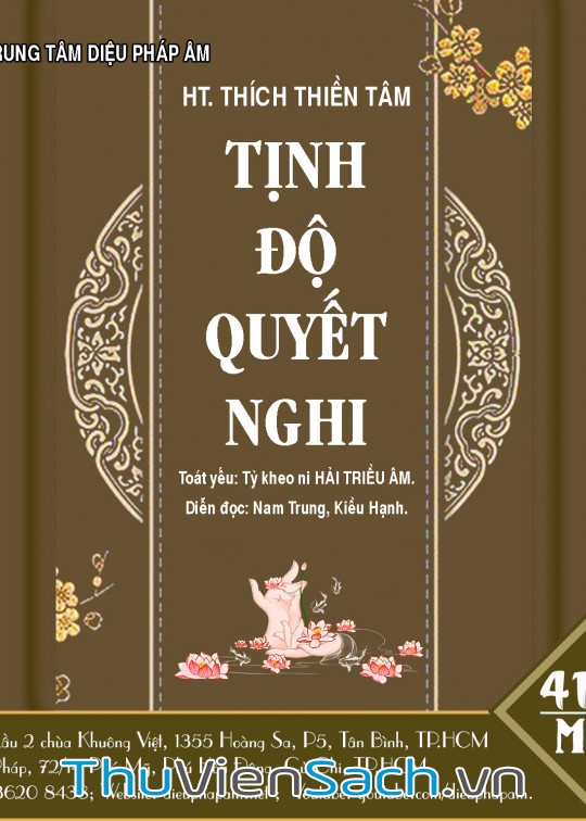 Ảnh bìa sách Tịnh Độ Quyết Nghi