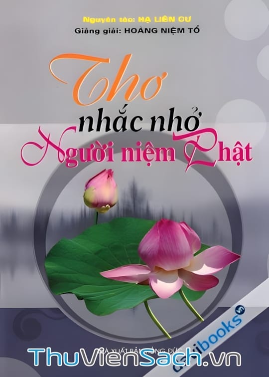Ảnh bìa sách Thơ Nhắc Nhở Người Niệm Phật