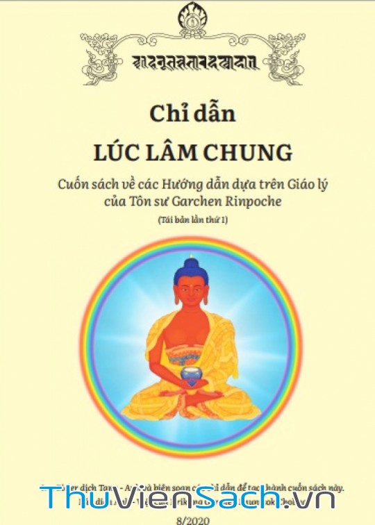Ảnh bìa sách Chỉ Dẫn Lúc Lâm Chung