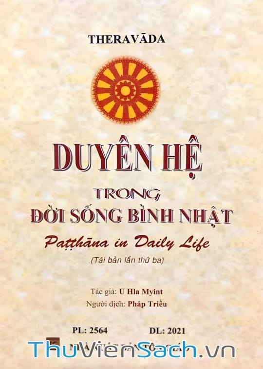 Ảnh bìa sách Duyên Hệ Trong Đời Sống Bình Nhật