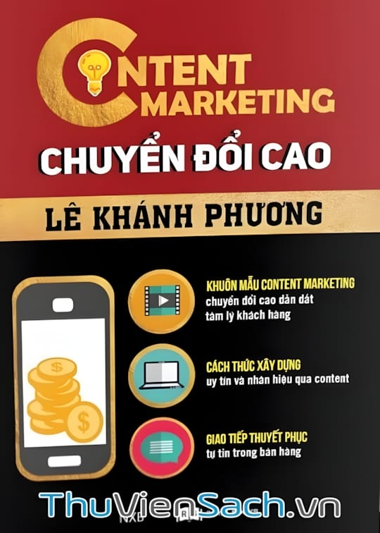 Ảnh bìa sách Content Marketing Chuyển Đổi Cao