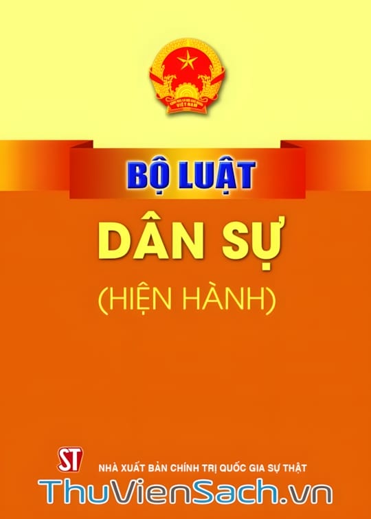 Ảnh bìa sách Bộ Luật Dân Sự