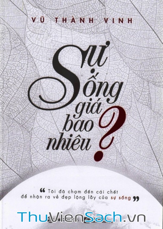 Ảnh bìa sách Sự Sống Giá Bao Nhiêu?