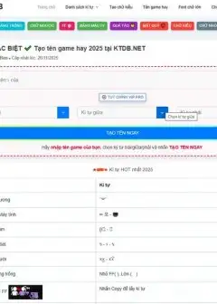 Khám Phá Công Cụ Tạo Font Chữ Lớn Siêu Đẹp Tại Ktdb.net - Xu Hướng Nổi Bật Cho Giới Trẻ Yêu Thích Sự Khác Biệt